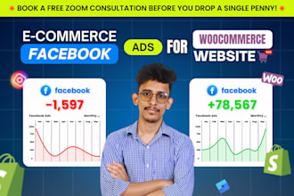 do ecommerce meta facebook ads campaign for woocommerce website