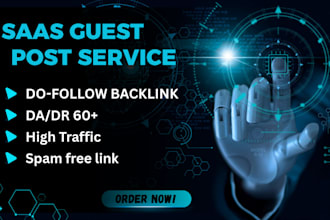 do saas guest post link insertion on high traffic saas blogs with saas backlinks