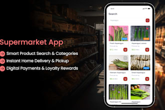 create a supermarket or grocery delivery app like instacart or walmart grocery