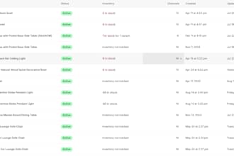 do shopify product listing and catalog management