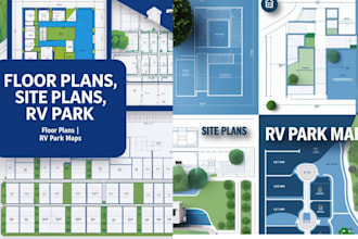 interactive floor plan site plan, plot, plat, house plans rv park map design