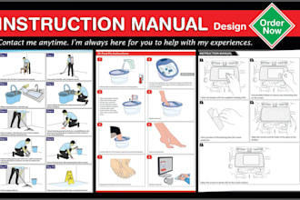 make a quality manual illustration art for you