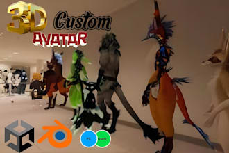 produce a well quality vrchat avatar,furry,anime,anime,nsfw