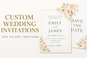 design the perfect digital wedding invitation, save the date, and rsvp card