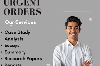 do case study, case study analysis, research and summary writing