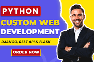 be your expert python developer for web app development