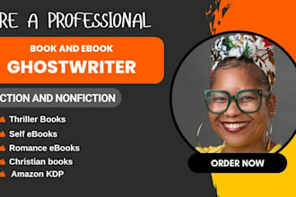 be your nonfiction ghostwriter ghost book writer romance ebook writer and editor