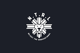 design powerful gym equipment business logo