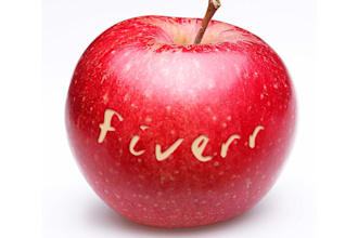 carve your logo or text into an apple