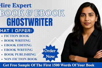 ghostwrite ebook fiction novel writer non fiction books online course journal
