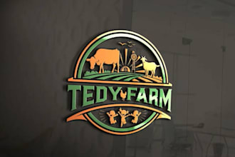 design a agriculture, farm, ranch, and landscape logo