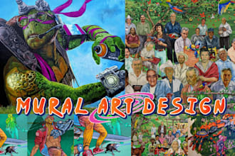 design wall art, mural, graffiti ,street art decal for your walls and resturant