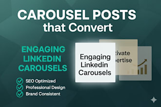 design professional canva carousels and infographics for linkedin and insta