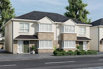 remodel house property, villa cgi exterior, 2d 3d plan,3d interior,terrain model