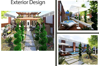 do 3d modeling and rendering for home and office