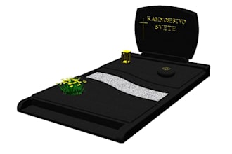 design a high quality image of 3d grave design, 3d casket, 3d tomb, 3d headstone