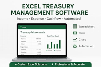 create treasury management software in excel