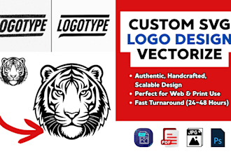 turn your sketch to vector logo