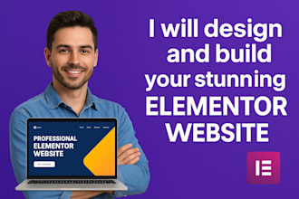 design responsive elementor sites fast and pro