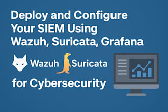 deploy and configure your siem using wazuh, suricata, grafana for cybersecurity