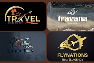 design eye catching travel  expert travel agency tourism logo design
