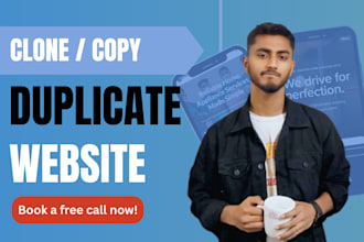 design develop clone copy duplicate or rebrand   webflow and wordpress website