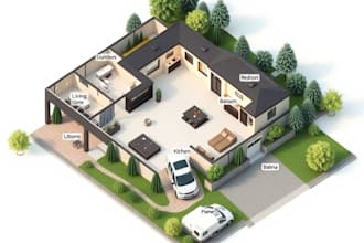 interactive floor plan site plan, plot, plat, house plans rv park map design