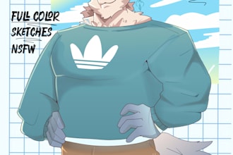 draw furry nsfw and sfw art