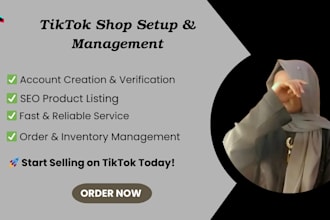 setup tik tok shop,  affiliate and tiktok shop marketing
