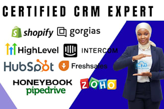setup pipedrive hubspot zendesk honeybook zoho one highlevel intercome CRM