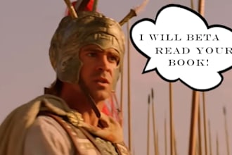beta read your work and provide valuable feedback