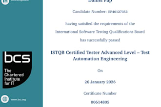 manually test your application and automate your tests