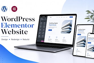 design redesign or rebuild wordpress elementor website