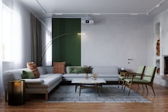 create a photorealistic 3d rendering of your interior space