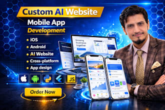 do ai website, ai mobile app, full stack website development