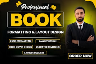 design your book layout and format it for kindle and print