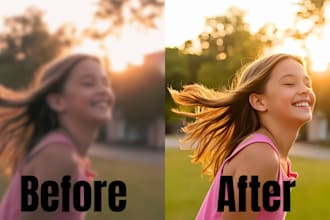 fix blurry images, low resolution and colorize black and white images
