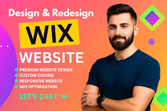 design, redesign wix website, wix website design and wix website redesign