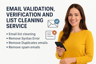 clean and verify your bulk email list