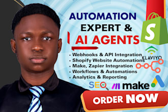 n8n ai agents, n8n shopify workflow, n8n api integration, zapier ai automation