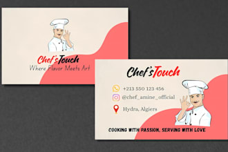 design a professional business card for your brand