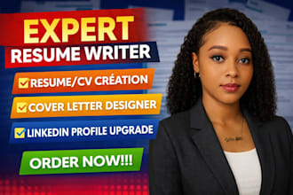 create a professional ats friendly resume cover letter and linkedin opt