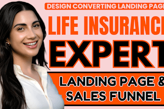 design life insurance sales funnel, life insurance website, life insurance leads