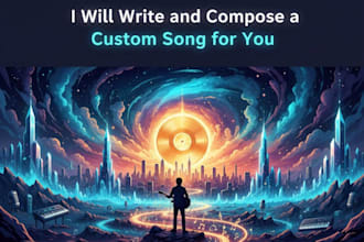 write and compose a custom song for you