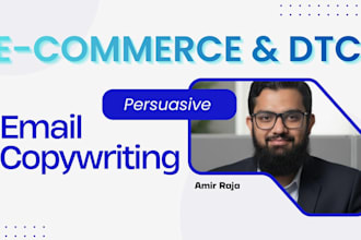 write ecommerce email and marketing email sequences