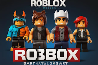 design custom roblox ugc items, games characters, accessories and avatar bundles
