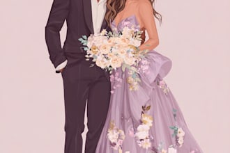 draw faceless couple illustration couples portrait