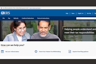 prepare irs tax forms 1040, w2, 1099 and schedule c