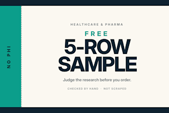 do medical and pharmaceutical b2b lead generation with verified emails