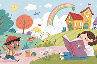 children book illustration, kids book illustration for you